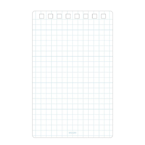 ダイヤメモ 方眼罫 M 青 デザインフィル 4902805117326