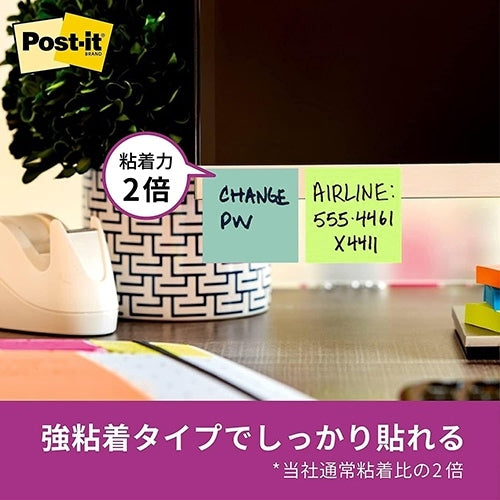スリーエムジャパン Post-it 654SS-YN 強粘着 75mm×75mm 黄 4550309180195