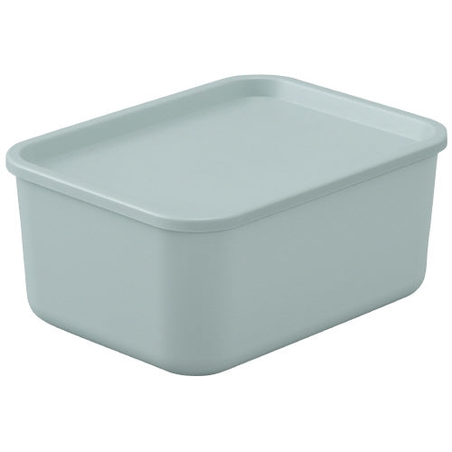 アイリスオーヤマ フタ付き積み重ねボックス29 ブルー 4967576541770