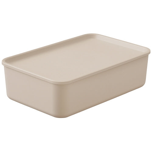 アイリスオーヤマ フタ付き積み重ねボックス45 ピンク 4967576541749