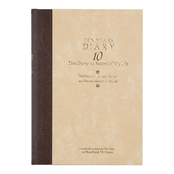 Midori/12109001_Diary 10 years continuous use Western style/4902805105576