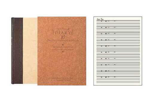 12109001 10年連用日記 洋風 デザインフィル 4902805105576