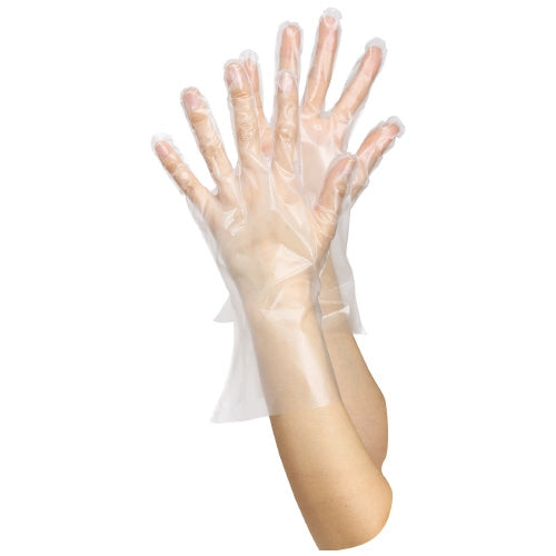 やなぎプロダクツ ポリエチレン手袋LD 半透明 100枚入 S 4902465550143