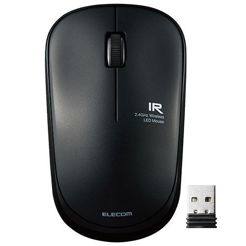 Mouse IR Wireless Antibatterico M-IR07DRKBK Nero ELECOM 4549550204040