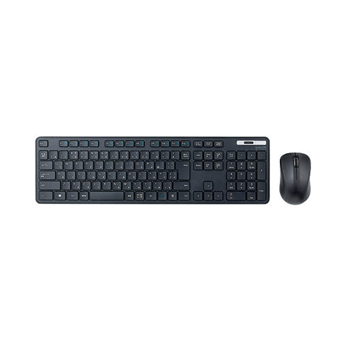 Teclado e mouse sem fio antibacteriano ELECOM TK-FDM110MKBK 4549550204989
