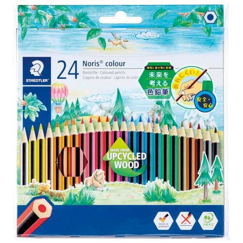 Crayons de couleur Norris, ensemble de 24 couleurs, 185 C24PB Staedtler 4955414185064
