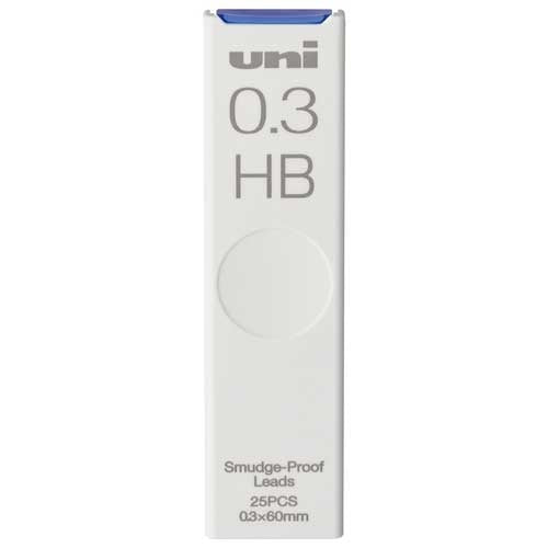 三菱鉛筆 シャープ替芯HB 0.3mm25本 ULS0325HB 4902778272367