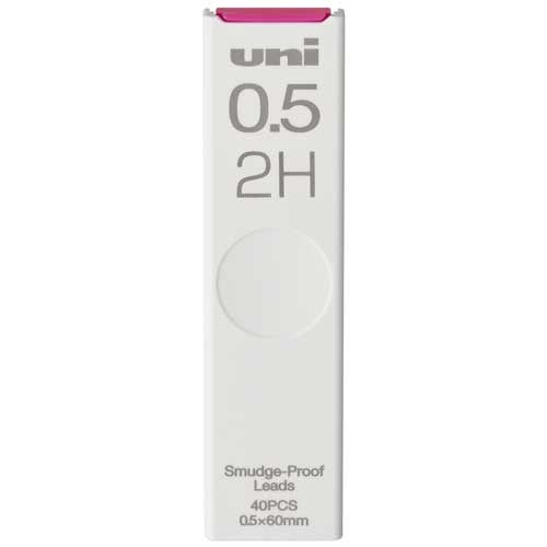 Сменные стержни для Mitsubishi Pencil Sharp 2H 0,5 мм 40 шт. ULS05402H 4902778274057