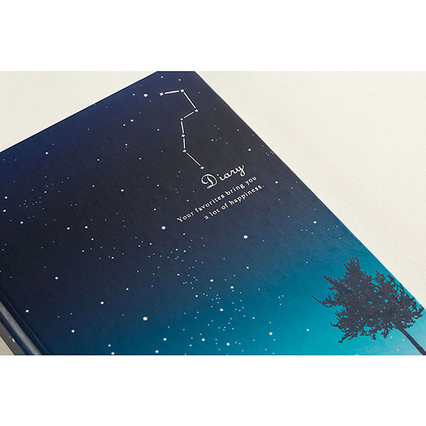 日記帳 星空柄 デザインフィル 4902805123891