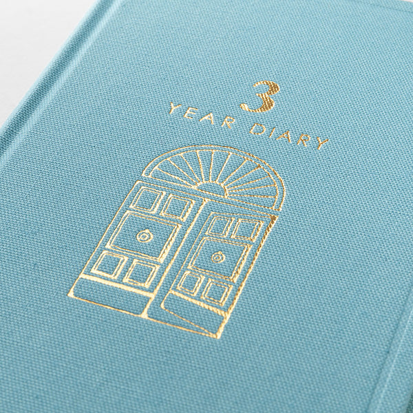 Midori/12394006_Diary 3 years continuous door light blue/4902805123945