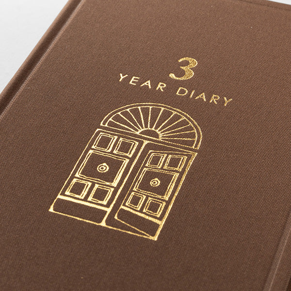 Midori/12395006_Diary 3 years continuous use Door Brown/4902805123952