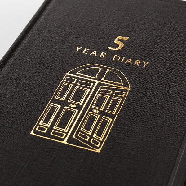 Midori/12396006_Diary 5 years continuous use Door black/4902805123969