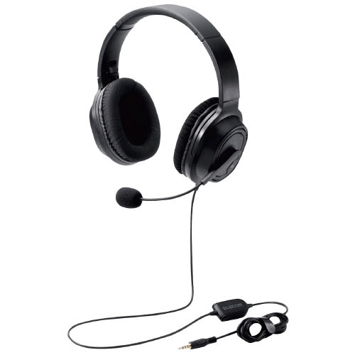 オーバーヘッドヘッドセット両耳HS-HP30TBK エレコム 4549550187527