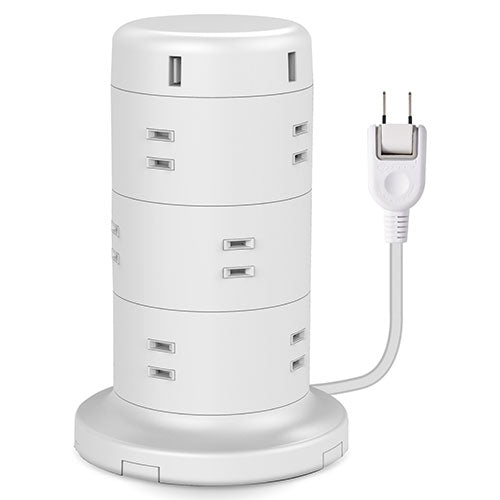 Grifo tipo torre 12 puertos ECT-0720WH ELECOM 4549550174749