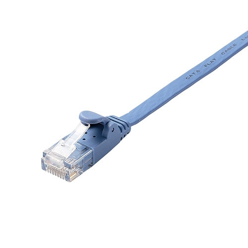 LANケーブルフラットCat6 青 1m LD-GF2/BU1 エレコム 4953103354968