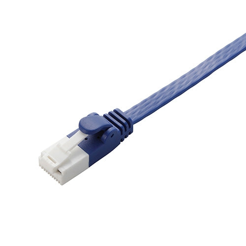 LANケーブルフラット6A 青 1m LD-GFAT/BM10 エレコム 4953103847453