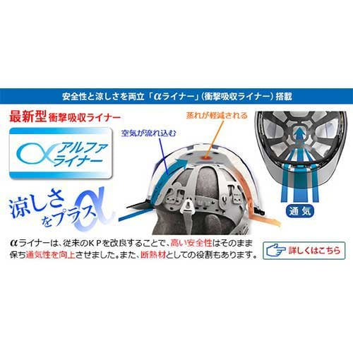 ミドリ安全 保護帽通気孔付SC11BVRAαイエロー 4548890191263