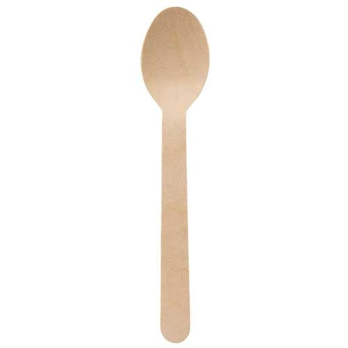 サンナップ 透明袋入ウッドスプーン15.5cm 100本 4901627067901