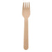 Tenedor de madera 15,5cm en bolsa transparente 100 piezas Sunup 4901627067918