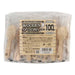 Cuchara de postre de madera en bolsa 8,5cm 100 piezas Sunup 4901627067949