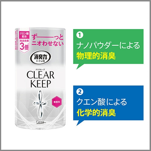 Poder desodorizante para inodoro CLEAR KEEP Sin perfume S.T. 4901070130535