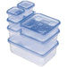 Contenedor ziploc surtido 7 piezas Asahi Kasei Home Products 4901670112009