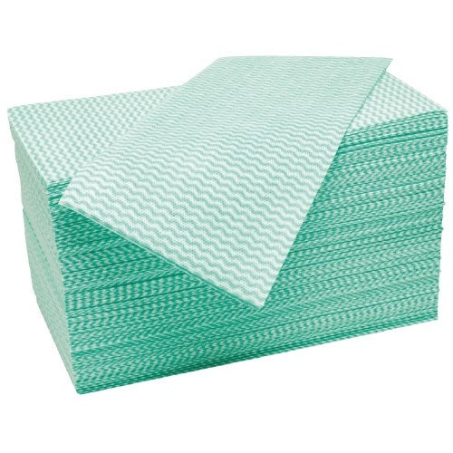 ストリックスデザイン 抗菌カウンタークロス 100枚 グリーン 4562100011745