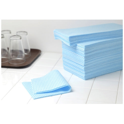 ストリックスデザイン 抗菌カウンタークロス 100枚 ブルー×16P 2147345330206