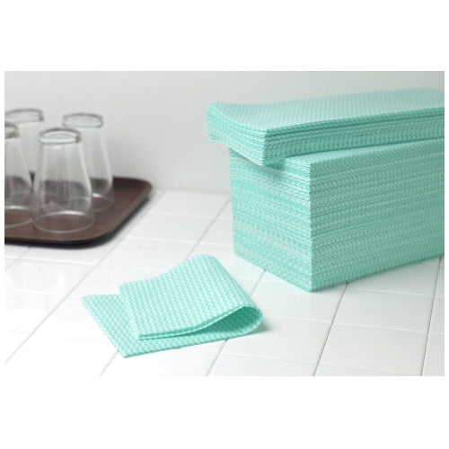 ストリックスデザイン 抗菌カウンタークロス 100枚 グリーン×16P 2147345330220