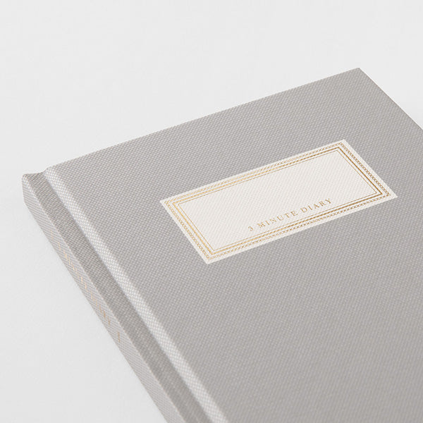 ミドリ 日記３分グレー 12703006　4902805127035