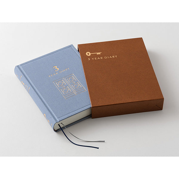 Midori/12711006_Diary 3 years continuous door mini blue purple/4902805127110