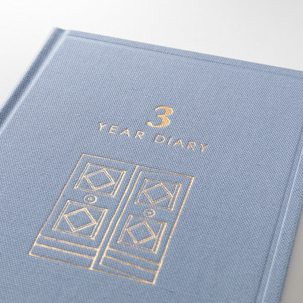 Midori/12711006_Diary 3 years continuous door mini blue purple/4902805127110