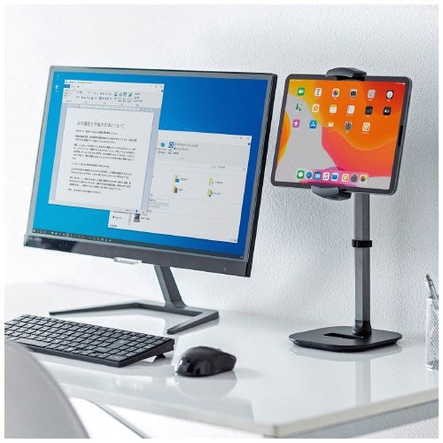 Soporte de brazo telescópico para tableta PDA-STN39BK Sanwa Supply 4969887213506