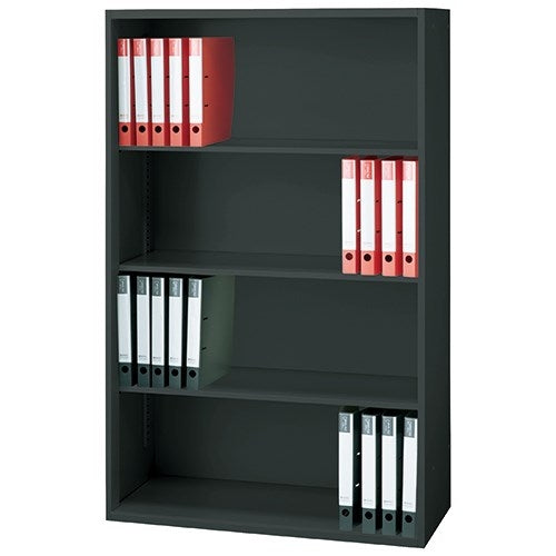 PLUS（プラス）オフィス家具 Jeオープン保管庫 JE-140E TBK D450　