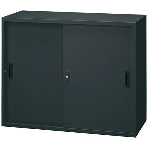 PLUS（プラス）オフィス家具 Je引違い保管庫 JE-70S TBK D450　