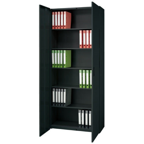 PLUS（プラス）オフィス家具 Je両開き保管庫 JE-210A TBK D450【重　