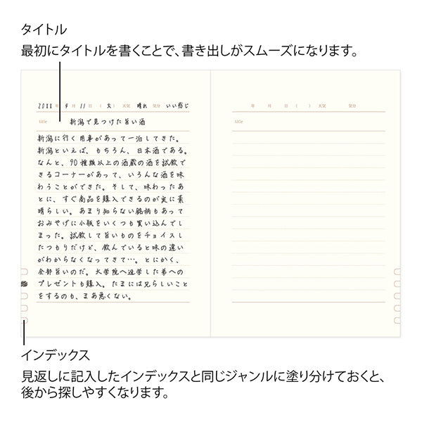 ミドリ ニッキ　１ニチ１ページ　ヨウフウ 12844006　4902805128445（10セット）