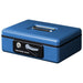 Positive small portable cash-box CB-050G blue