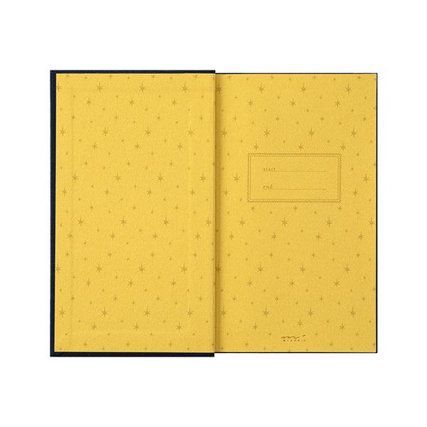 12880006 ミドリ 日記1日1ページ 星柄 デザインフィル 4902805128803（2セット）
