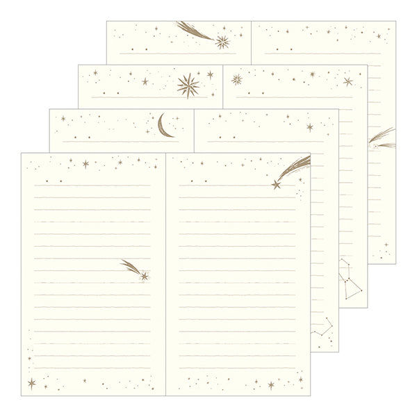 Midori/12880006_Diary 1 page a day Foreign book Star pattern/4902805128803