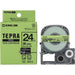 King Jim Tepra PRO Tape Matte Green x Black Letters SB24G 4971660778638