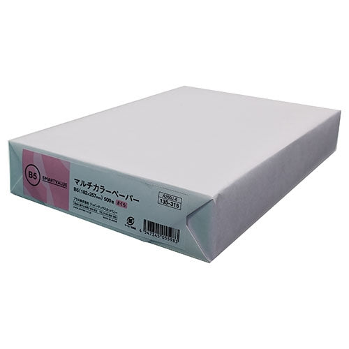 스마트 밸류 컬러 페이퍼 B5 사쿠라 500매 A260J-6 4547345055983