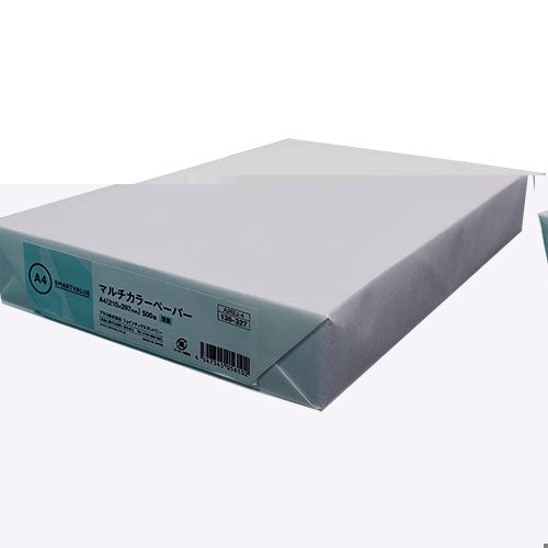 スマートバリュー カラーペーパーA4 浅黄 500枚 A262J-4 4547345056102