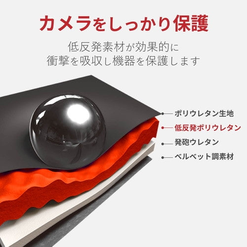 エレコム デジカメケース Mサイズ ZSB-DG014BK 4953103471207