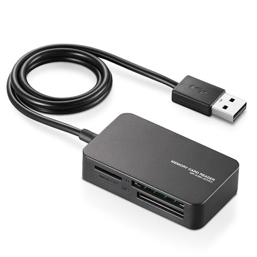 エレコム カードリーダー SD/MS/CF対応 MR-A39NBK 4953103432307