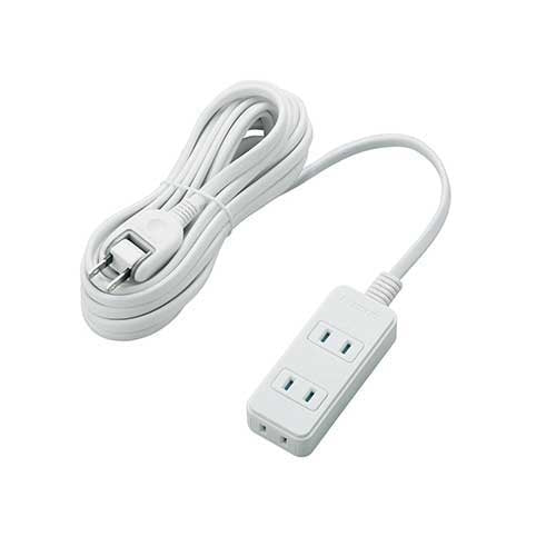 ELECOM power tap 3 ports 5m T-ST02-22350WH 4953103382053
