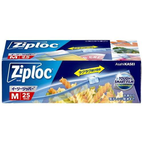 Asahi Kasei Home Products Ziploc Easy Zipper M 25 pieces 4901670116083