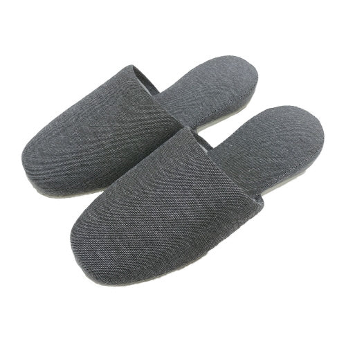 オーミケンシ シャンブレースリッパ グレー 4957884171295