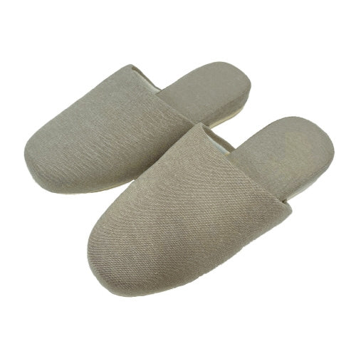 オーミケンシ シャンブレースリッパ ベージュ 4957884171301