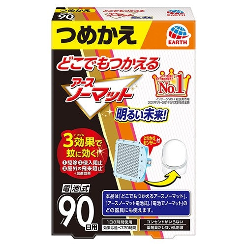 アース製薬 どこでもつかえるアースノーマット90日 替 4901080054012